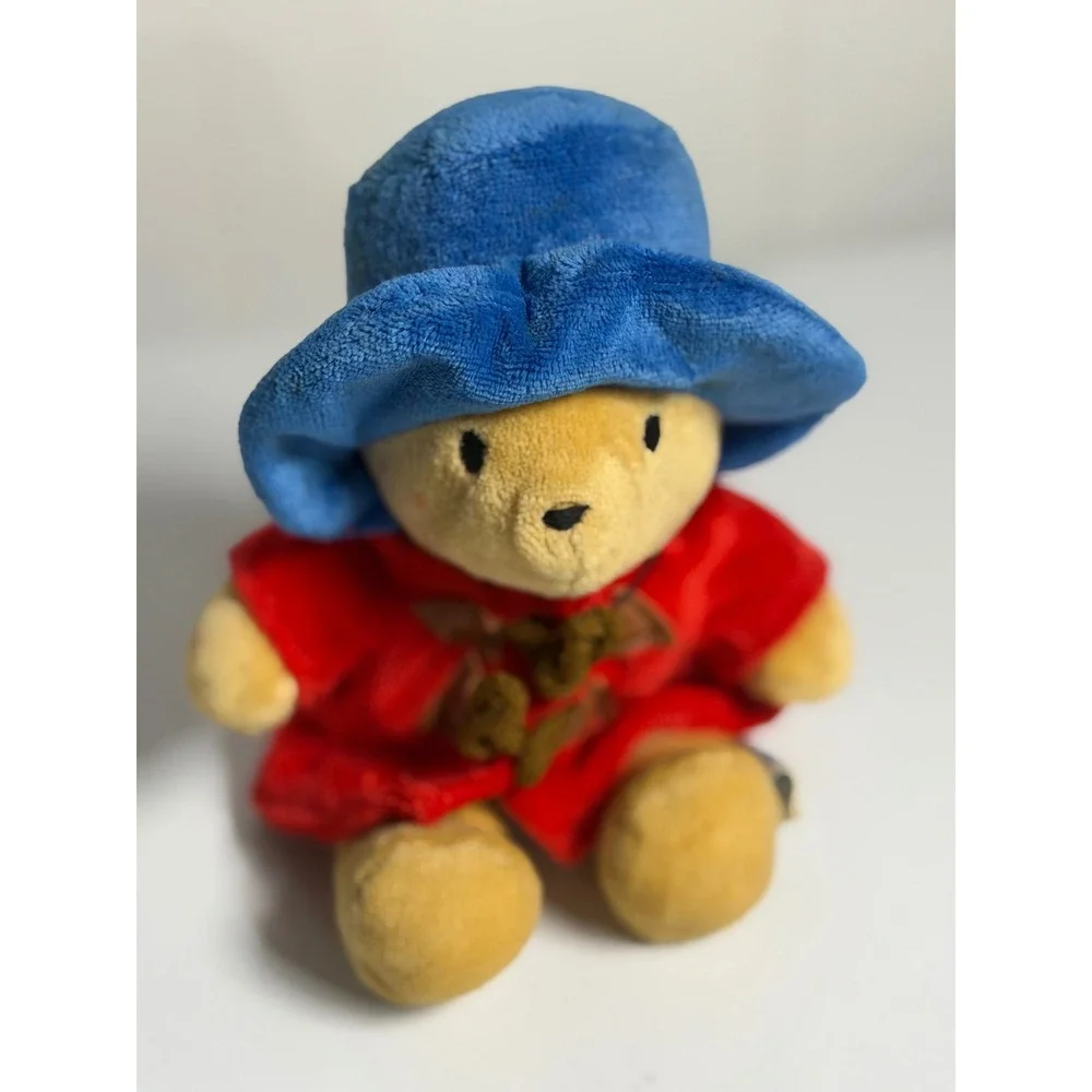 VTG Paddington Bear Plush Toy Red Blue Eden Toys Stuffed Animal Collectible 7